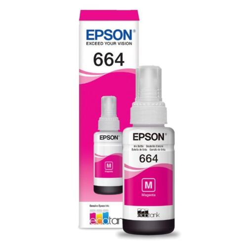 Refil de Tinta T 664 Epson T664320-AL Magenta