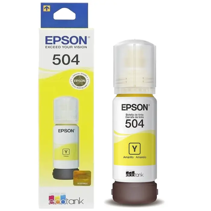 Refil de Tinta 504 Epson T504420-AL Amarelo